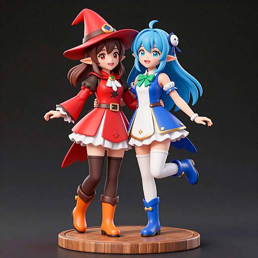 Anime Style Female Characters Figurines