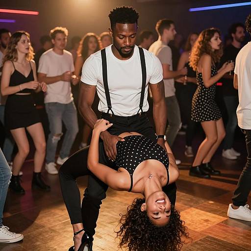 Vibrant Nightclub Dance Scene Photography