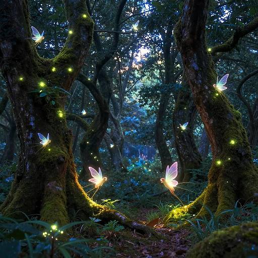 Twilight Feylost Forest with Fairies