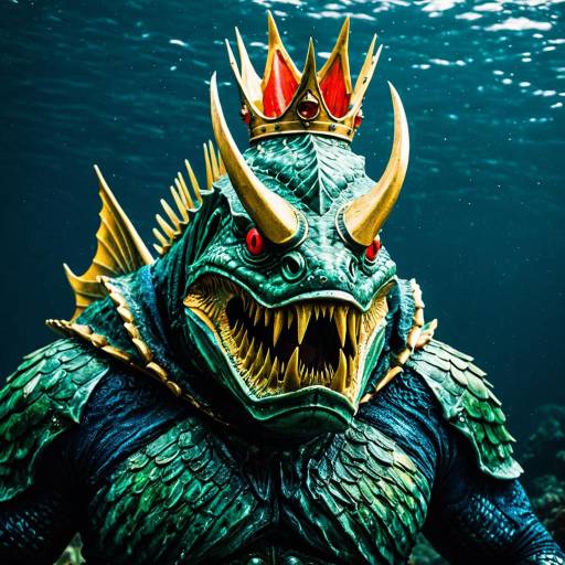 Amphibious Deep Sea King Cosplay Costume