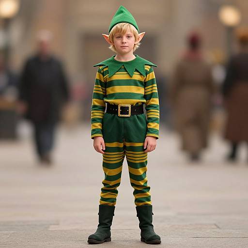 Blonde Elf Costume Full Body