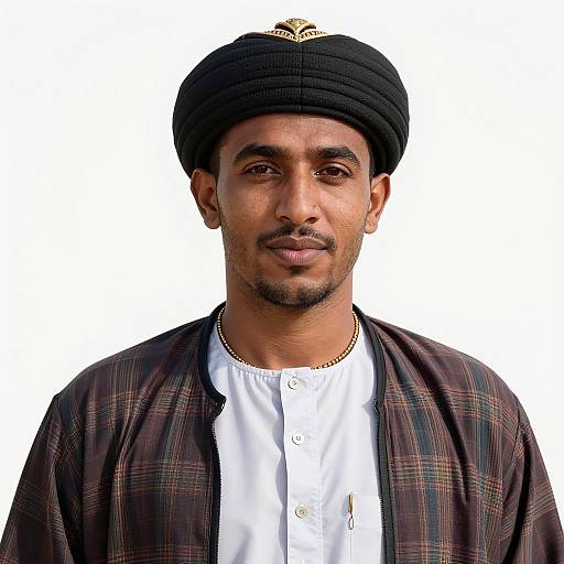 Photorealistic Portrait of Omani Man