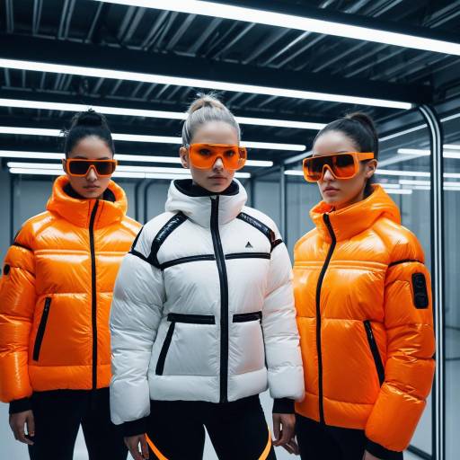 Futuristic Sportswear Models with AR Lenses