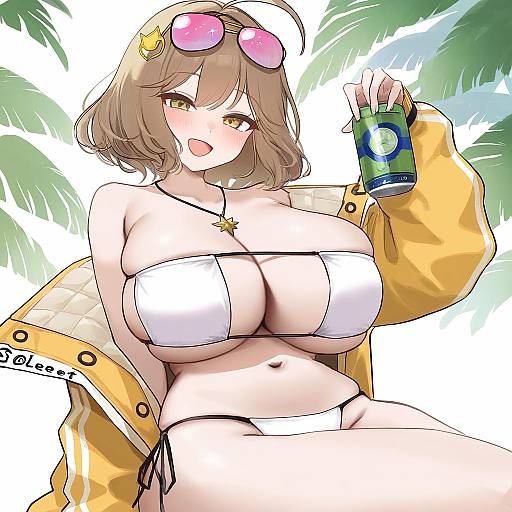 Illustration of Anis (sparkling summer) (nikke), goddess of victory: nikke in the style of Yuuyu (777)