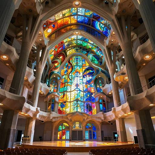 Futuristic Gaudí-Inspired Concert Hall