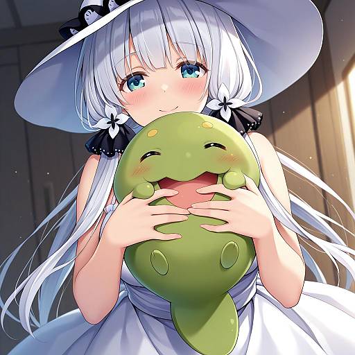 Illustration of Gulpin, pokemon in the style of Yutuki ame