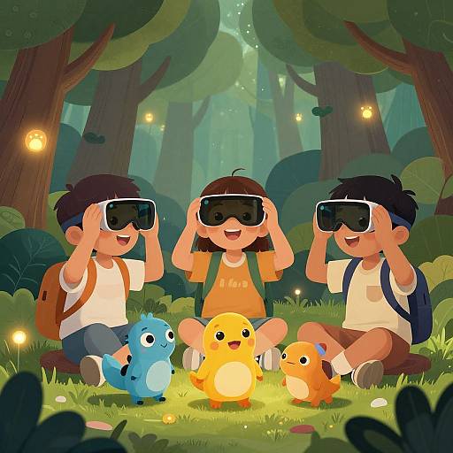 Cozy Forest AR Adventure for Kids