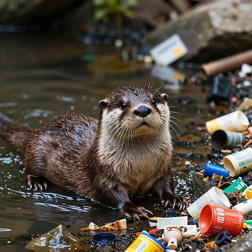 Stunning Hyper-Realistic Otter Portrait