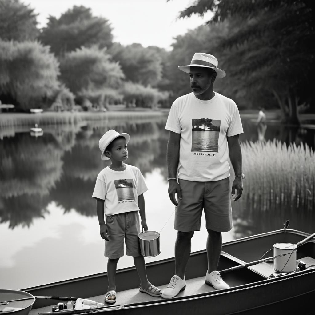 1960s Fashion: Candid Fishing Portrait