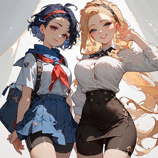 Rising Star Anime Girl Standing