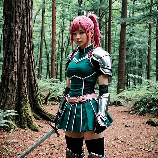 Boku Hero Academia Cosplay in Forest