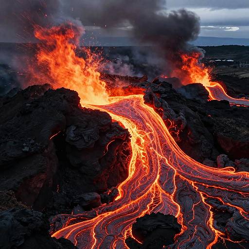 Lava Elemental on Volcanic Ridge