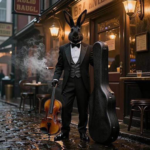 Noir Jazz Rabbit Musician Scene