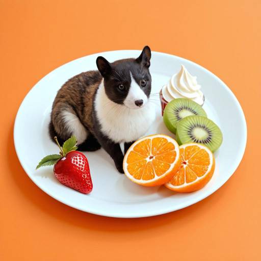 Sleek Ferret Among Delicious Desserts Sleek Ferret Among Delicious Desserts
