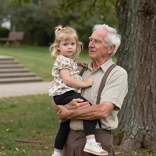 Heartwarming Moment Between Generations