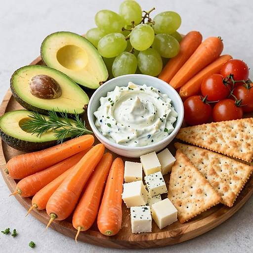 Colorful Mediterranean Antipasto Platter