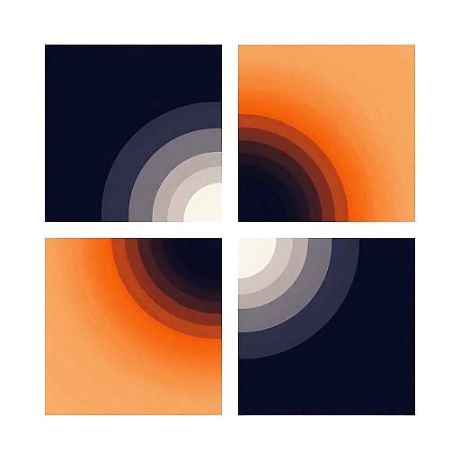 Abstract Futuristic Geometric Art