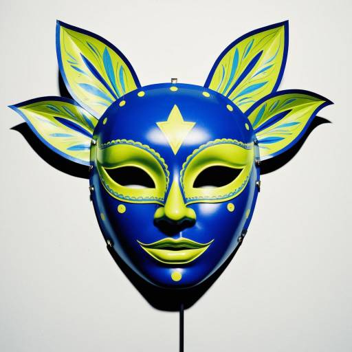Colorful Carnival Mask Artwork