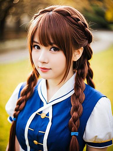 Lifestyle costume photo of Arika yumemiya. Cosplay clothes