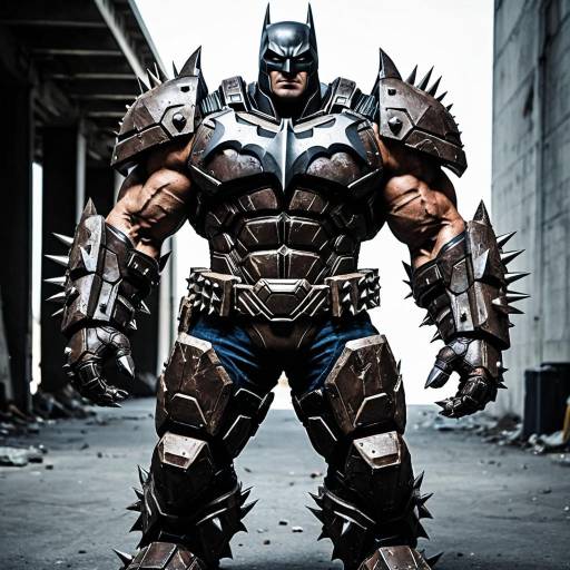 Batman Devastator Cosplay in Bulky Stone Armor