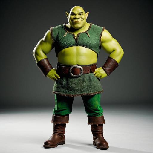 Parody Shrek Character Standing with Hands on Hips