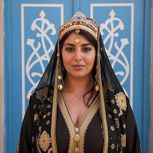 Authentic Portrait of Tunisian Woman