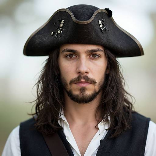 Realistic Pirate Costume Portrait