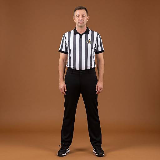 Volleyball Referee in Uniform