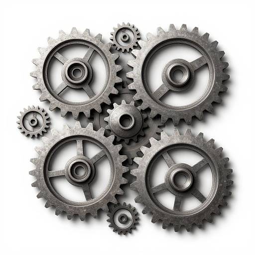 Steampunk Gears of Habitual Routines