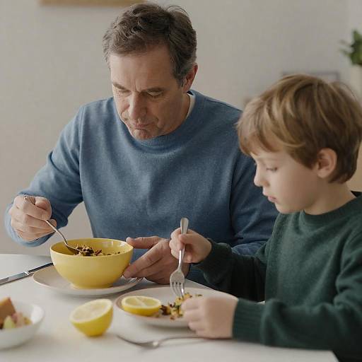 Generational Bonding Over a Meal