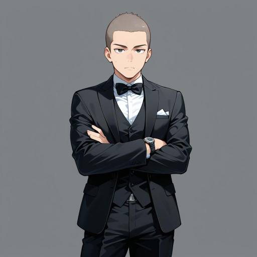 Determined Cowboy in Formal Attire Determined Cowboy in Formal Attire