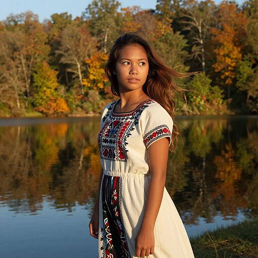 Photorealistic Portrait of Micronesian Woman