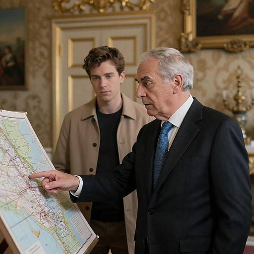 Business Discussion in a Luxurious Setting