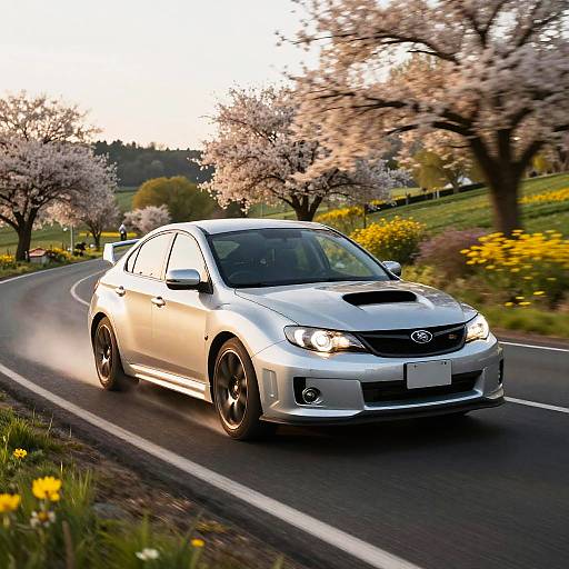 Ultra-Realistic Subaru WRX STI Action