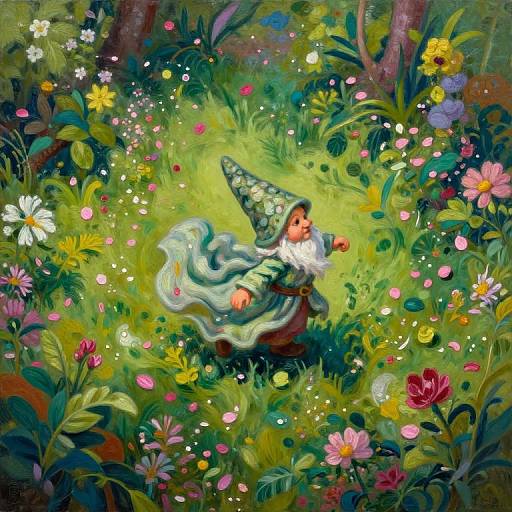 Whimsical Aerial Magical Garden