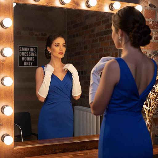 Elegance in a Vintage Dressing Room