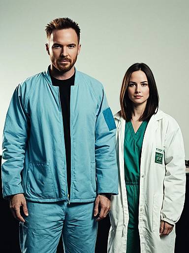 Couple in Walter White and Jesse Pinkman Costumes