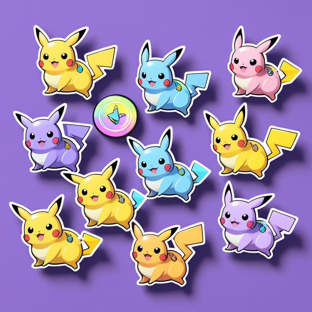 Pikachu Twitch Subscription Badges Collection