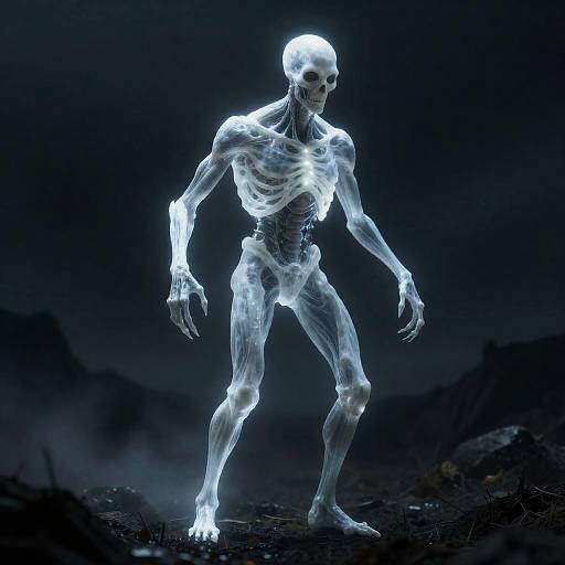 Ghostly Specter in Giger Style