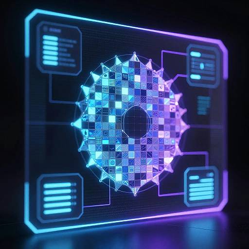 Digital Mosaic AI Holographic Interface