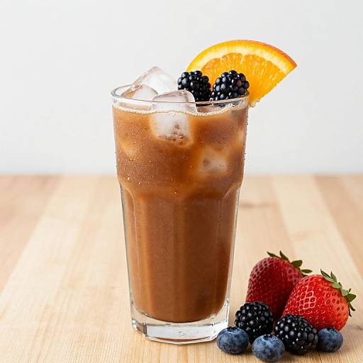 Refreshing Zobo Punch with Berries