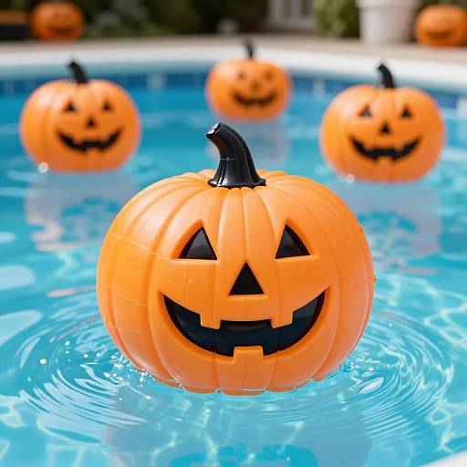 Halloween Floating Jack O Lanterns