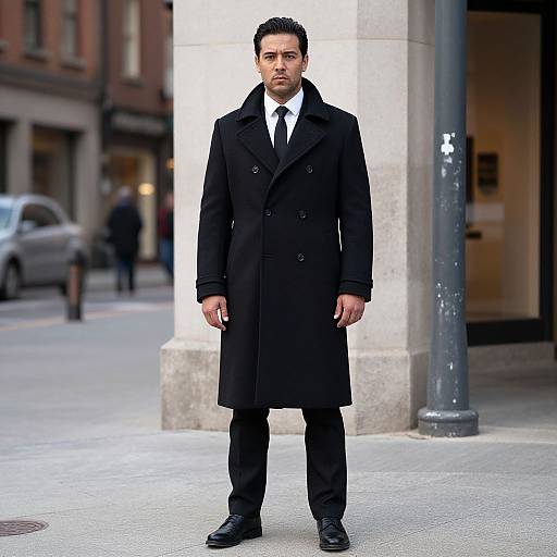 Man in Zavetti Canada Coat on Street