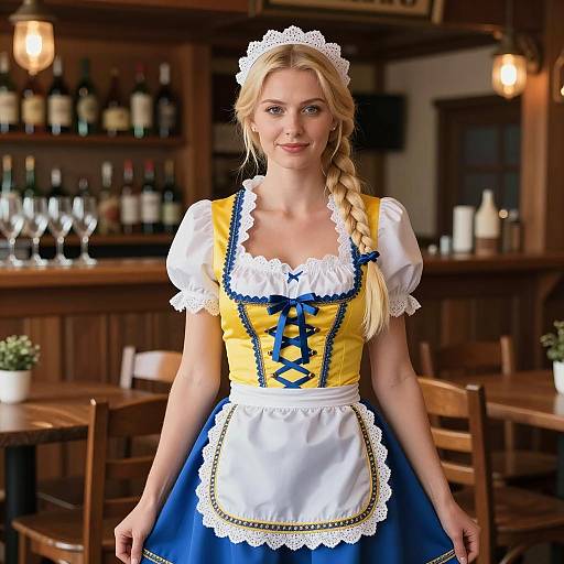 Traditional Bavarian Tavern Maid Costume