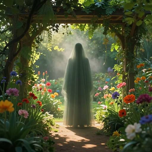 Surreal Garden Beneath the Table