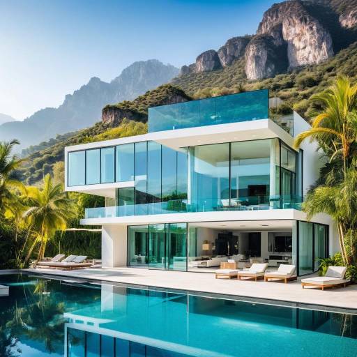 Modern Luxurious Villa in Serene Landscape