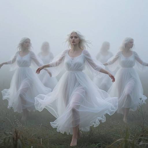 Mistborne Fairies Dancing in Fog