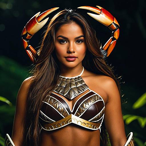 Moana-Inspired Crab Costume for Girl