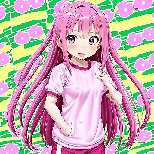 Illustration of Hakamada hinata, rou-kyuu-bu! in the style of Jack dempa