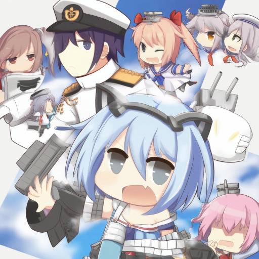 Illustration of Admiral (warship girls r), warship girls r in the style of Mizushima (p201112)